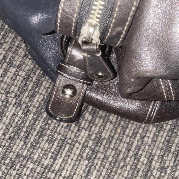 Black leather Coach purse - Picture 5 of 9